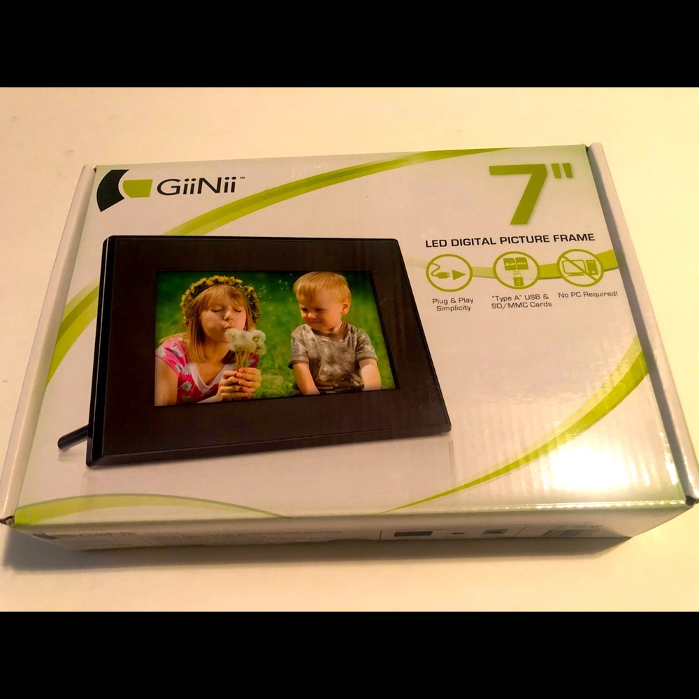 GiiNii 7” Led Digital picture frame display